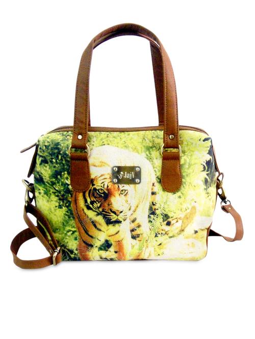 multicoloured tiger print handbag - 1300073 - Standard Image - 1
