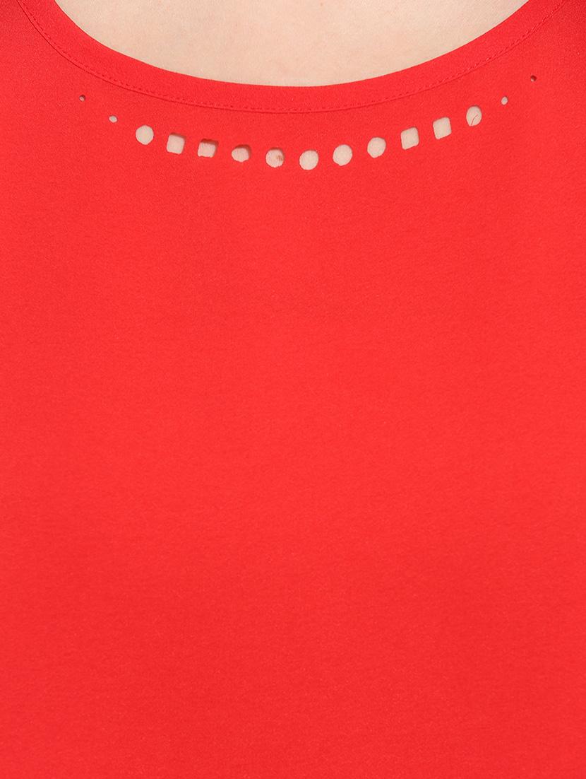 red cutwork regular top - 13003935 - Zoom Image - 4