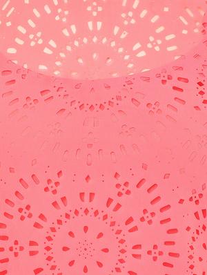 pink cutwork regular top - 13003956 - Standard Image - 4