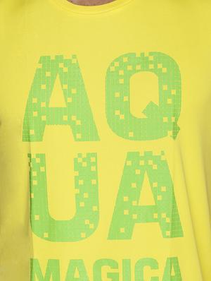 yellow cotton printed t-shirt - 13004126 - Standard Image - 4