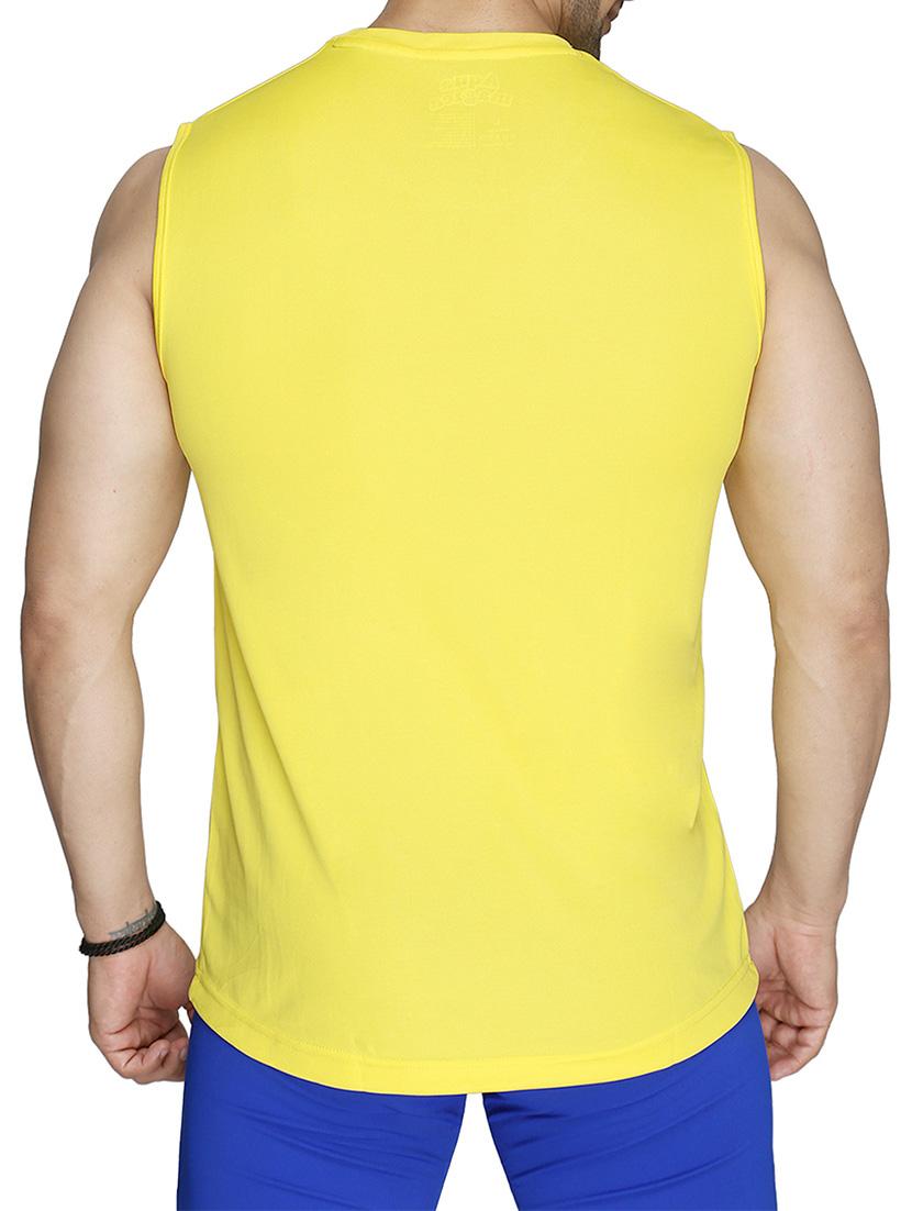 yellow cotton printed t-shirt - 13004126 - Zoom Image - 3