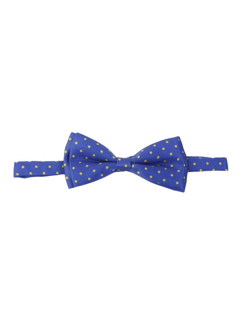 royal & yellow micro fiber bow tie - 13019473 - Zoom Image - 1