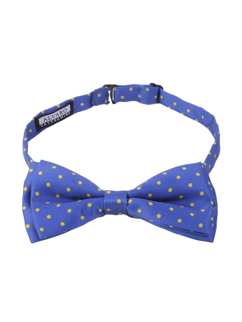 royal & yellow micro fiber bow tie - 13019473 - Zoom Image - 2