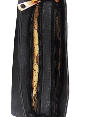 black leatherette sling bag - 13022324 - Standard Image - 3