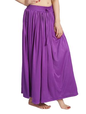 purple satin skirt - 13023273 - Standard Image - 2