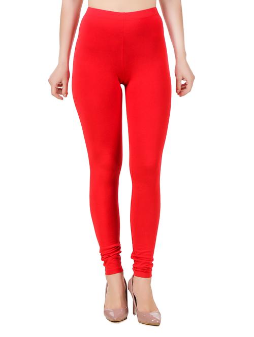 red cotton leggings - 13025532 - Very Small Image - 1