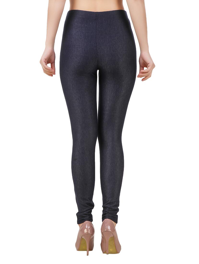 black cotton jeggings - 13025537 - Zoom Image - 3