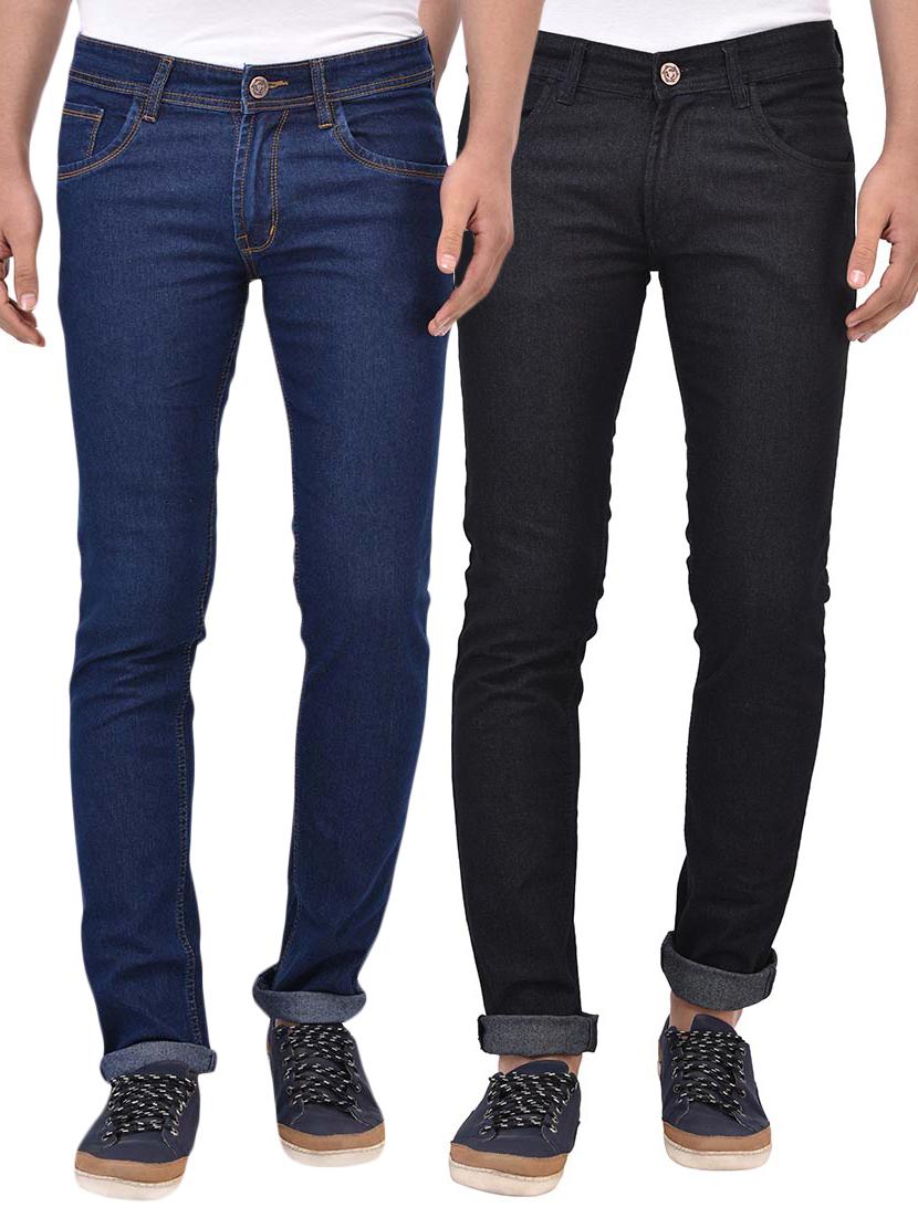 blue black set of 2 jeans