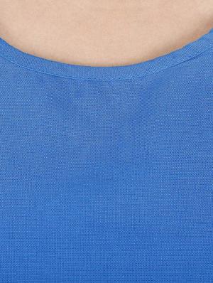 blue cotton aline dress - 13026485 - Standard Image - 4