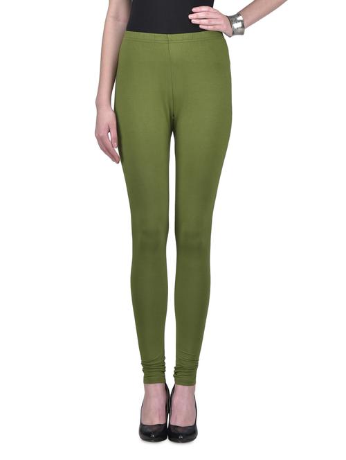 green viscose lycra leggings - 1302912 - Standard Image - 1