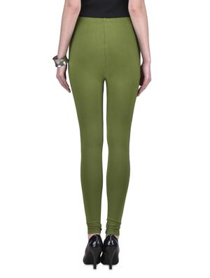 green viscose lycra leggings - 1302912 - Standard Image - 3