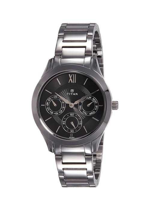titan analog black dial women's watch-2570sm02 - 13029135 - Standard Image - 1