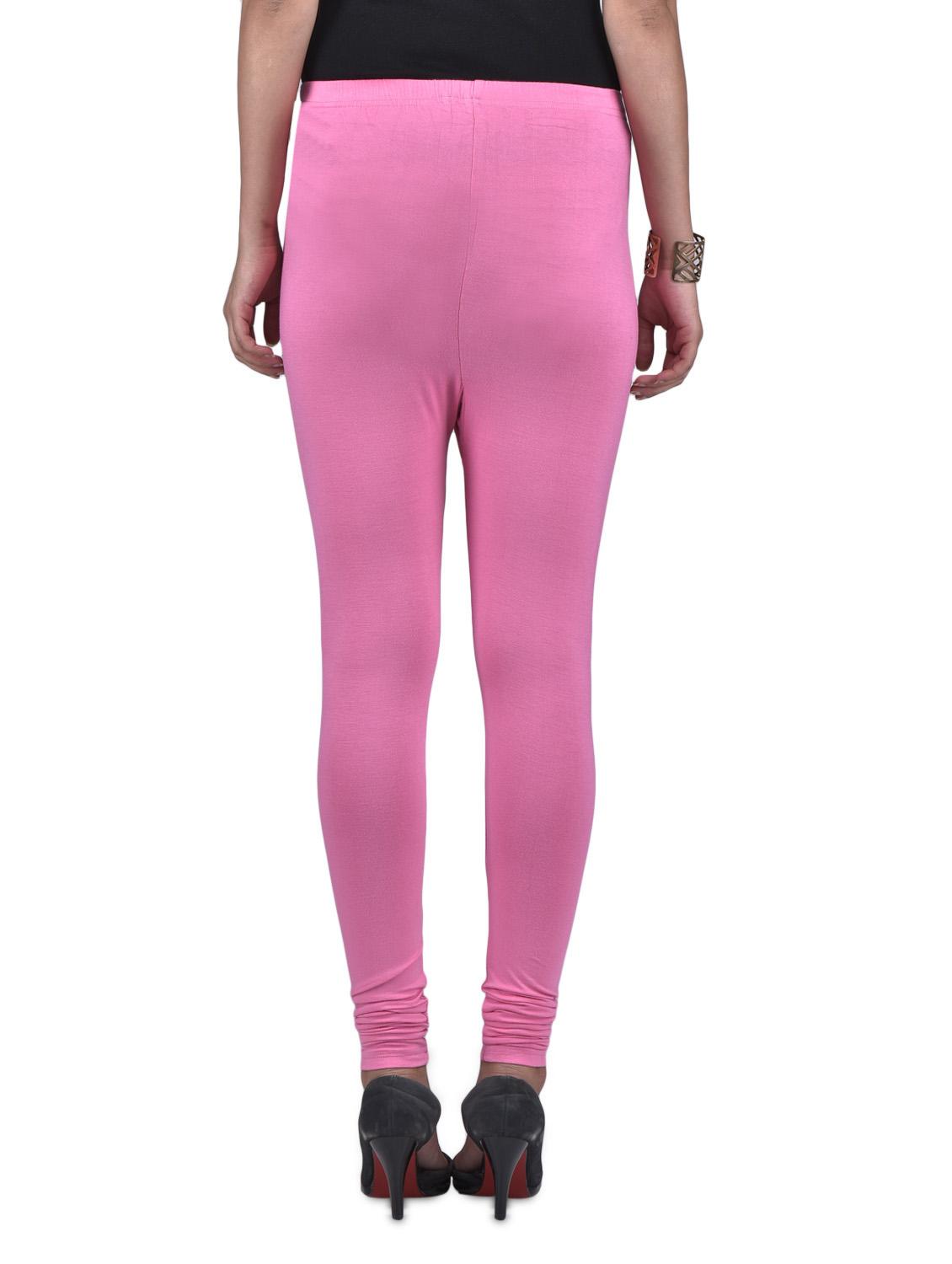 light pink viscose lycra leggings - 1302917 - Zoom Image - 3