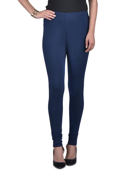 navy blue viscose lycra leggings - 1302927 - Standard Image - 1