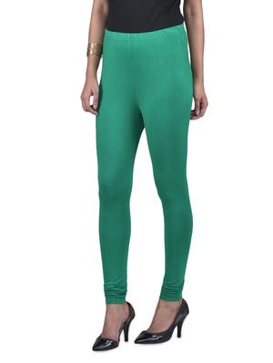 green viscose lycra leggings - 1302930 - Standard Image - 2