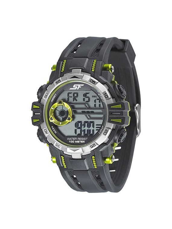 sonata digital black dial men's watch 77069pp02 - 13029580 - Zoom Image - 1