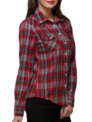 multicolored checkered cotton shirt - 1303532 - Standard Image - 2