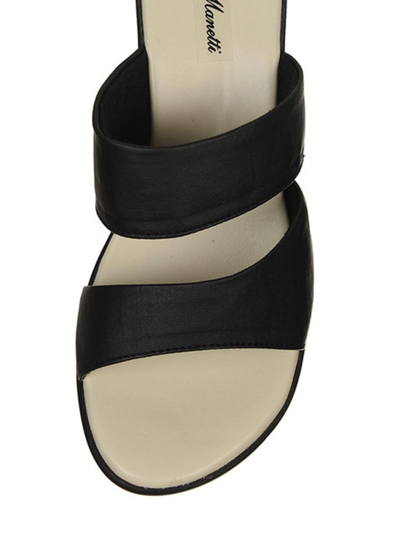 bruno manetti women black synthetic leather wedges - 13038605 - Zoom Image - 4