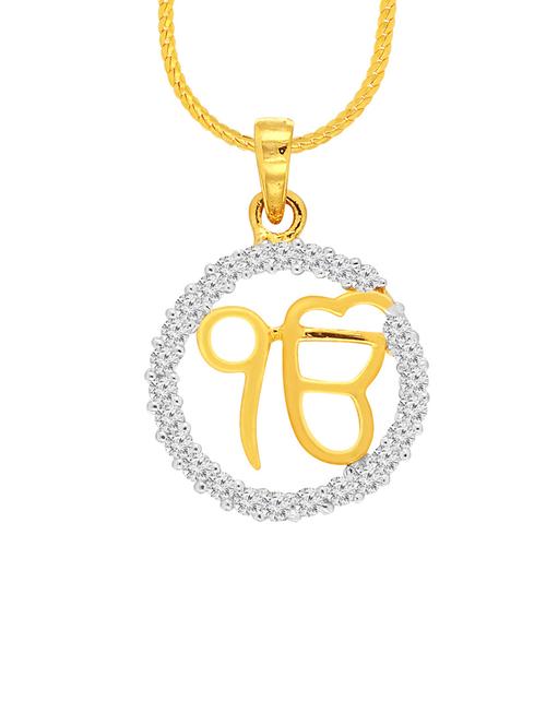gold brass pendant - 13047300 - Standard Image - 1
