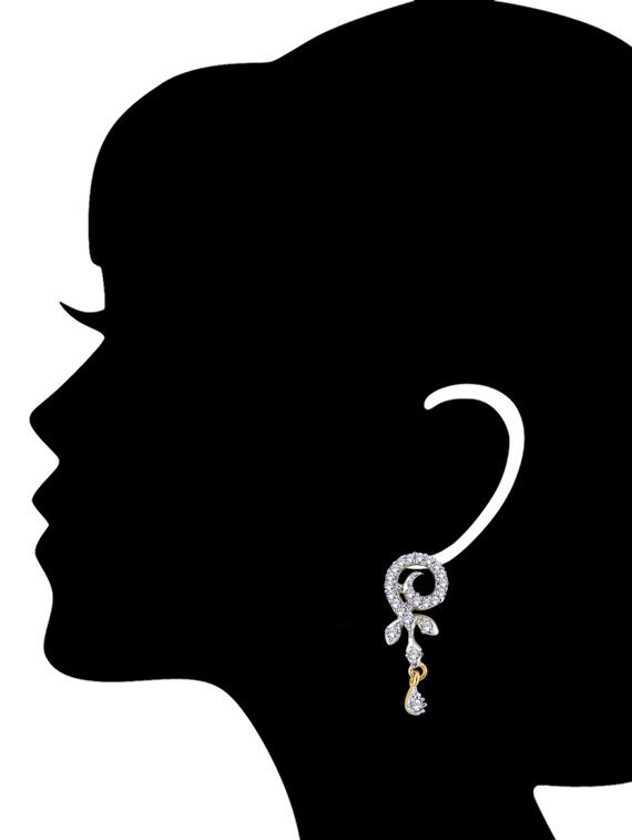 gold brass pendants and earring - 13049696 - Zoom Image - 3