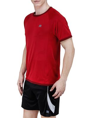 solid red polyester t-shirt - 13054518 - Standard Image - 2
