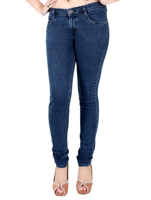 blue denim slim fit jean - 13055969 - Standard Image - 1