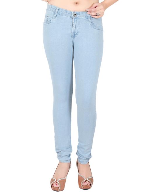 light blue denim slim fit jean - 13055972 - Standard Image - 1