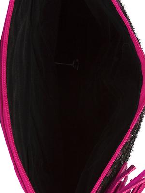 pink leatherette clutch - 13058961 - Standard Image - 3