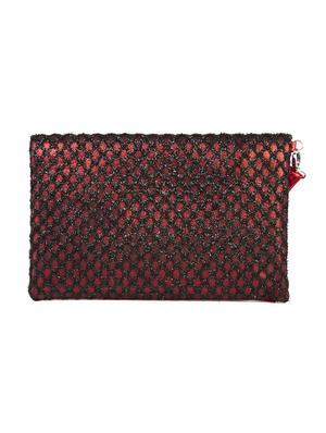 red leatherette clutch - 13058962 - Standard Image - 2