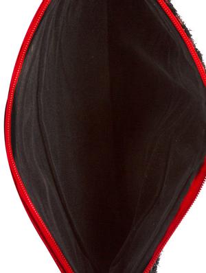 red leatherette clutch - 13058962 - Standard Image - 3
