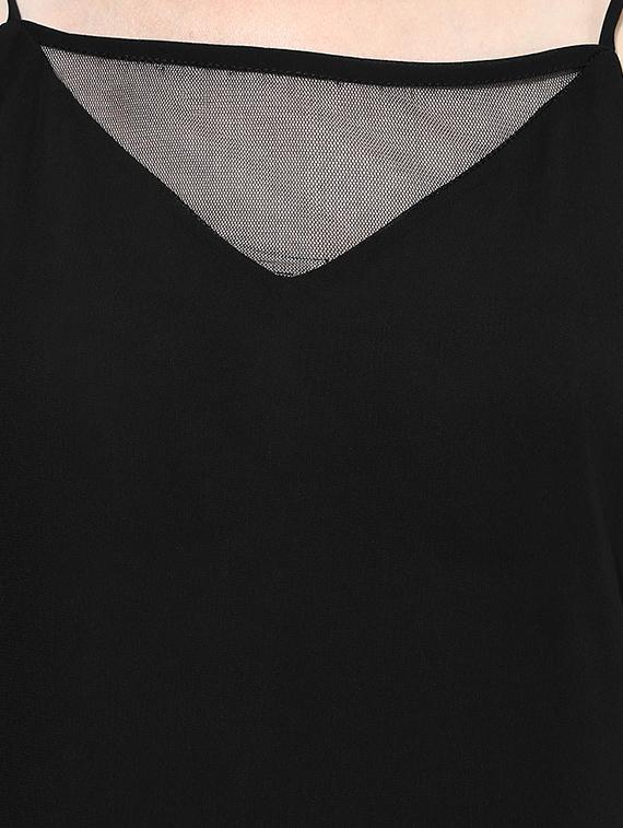 sheer detail solid camisole - 1306174 - Zoom Image - 4