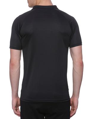 black and blue striped polyester t-shirt - 13062498 - Standard Image - 3