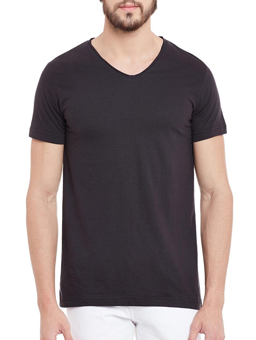 black single jersey tshirt - 13063492 - Zoom Image - 1