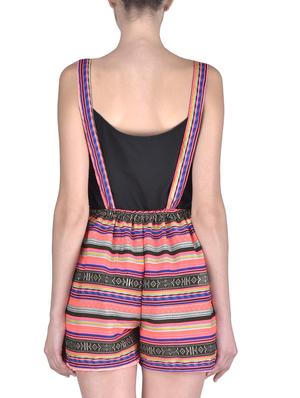 pink polyester printed romper - 1306514 - Standard Image - 3