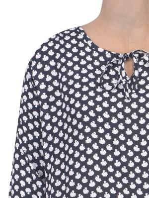 black rayon printed top - 1306747 - Standard Image - 4