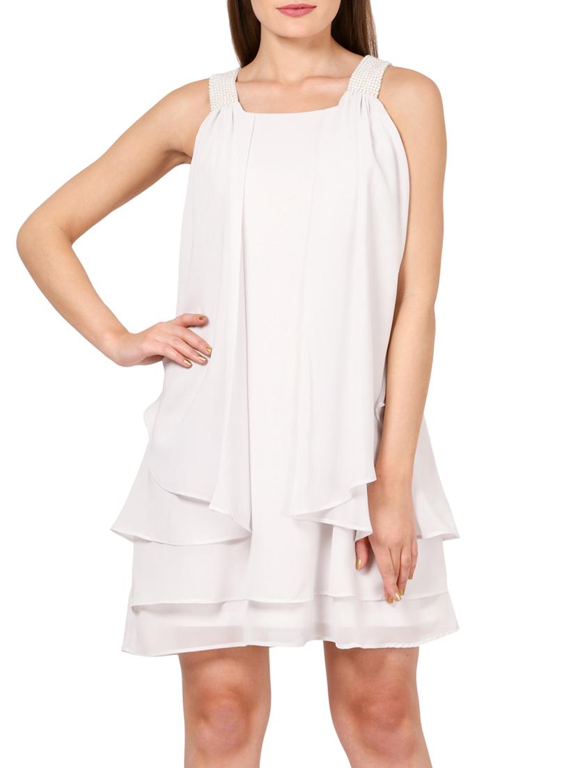 white georgette dress - 13069249 - Zoom Image - 1