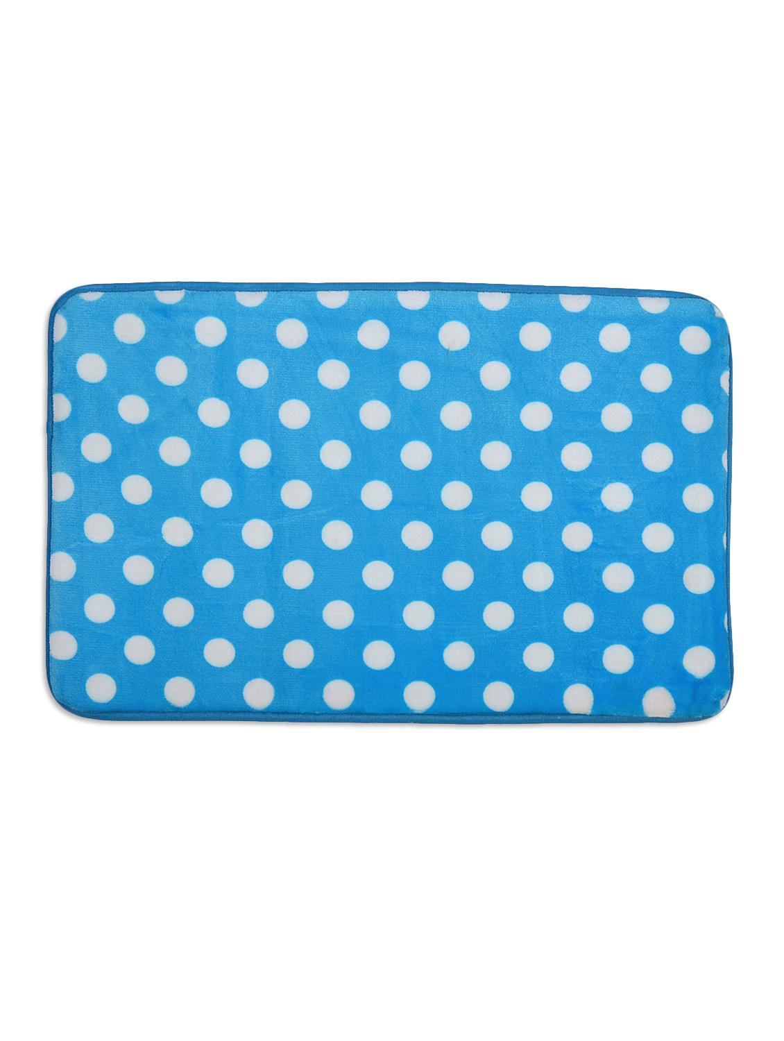 multicolored cotton polka dotted bath mat - 1306946 - Zoom Image - 2