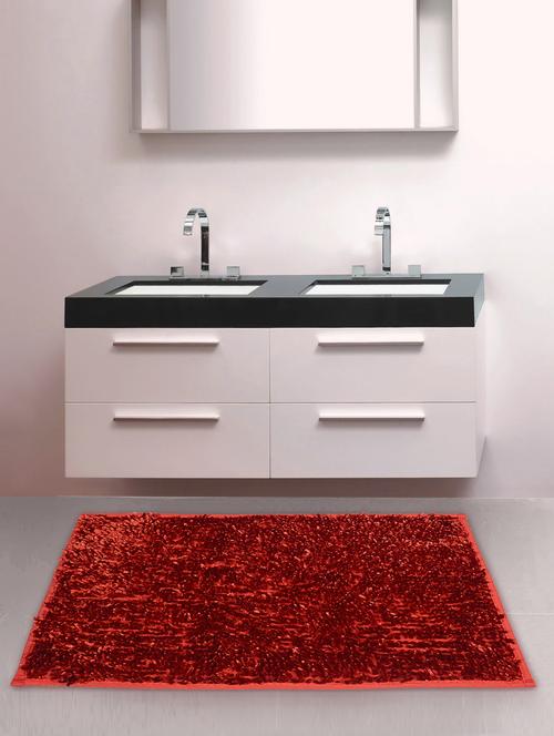 multicolored cotton plain bath mat - 1306956 - Standard Image - 1