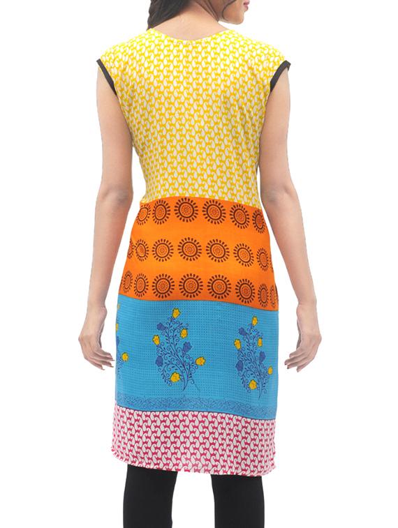 printed straight kurta - 13070927 - Zoom Image - 2