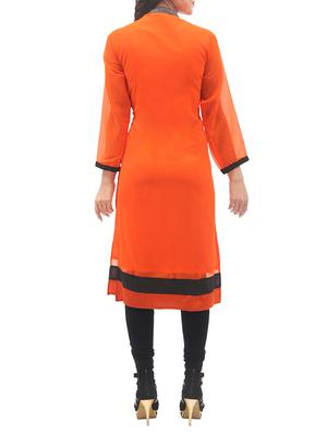 printed straight kurta - 13070936 - Standard Image - 2