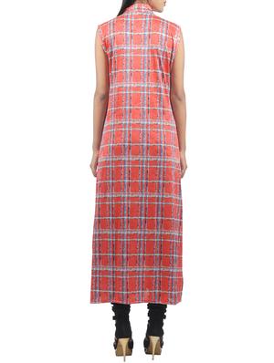 pink checkered tunic - 13071061 - Standard Image - 2