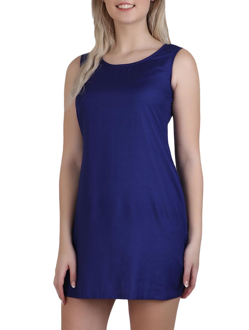 dark blue rayon dress - 13073516 - Zoom Image - 2