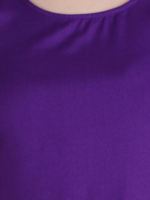purple rayon dress - 13073520 - Standard Image - 4