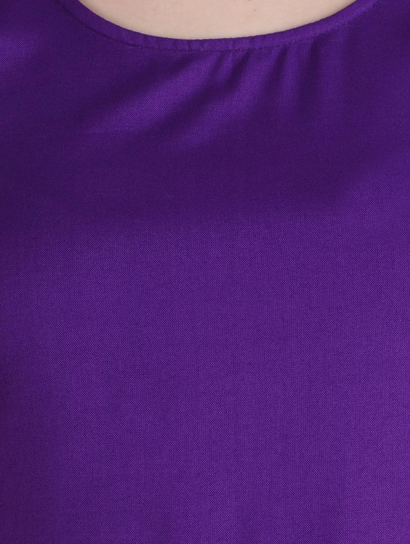 purple rayon dress - 13073520 - Zoom Image - 4