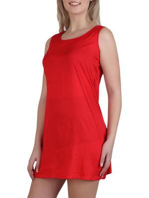 red rayon dress - 13073522 - Standard Image - 2