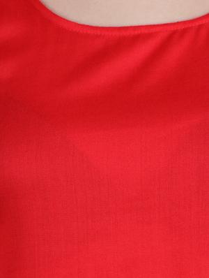 red rayon dress - 13073522 - Standard Image - 4