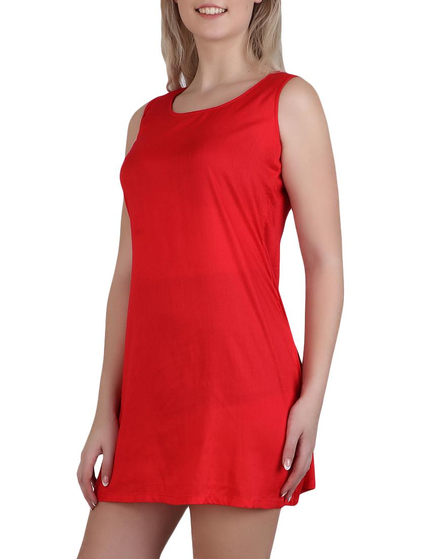 red rayon dress - 13073522 - Zoom Image - 2
