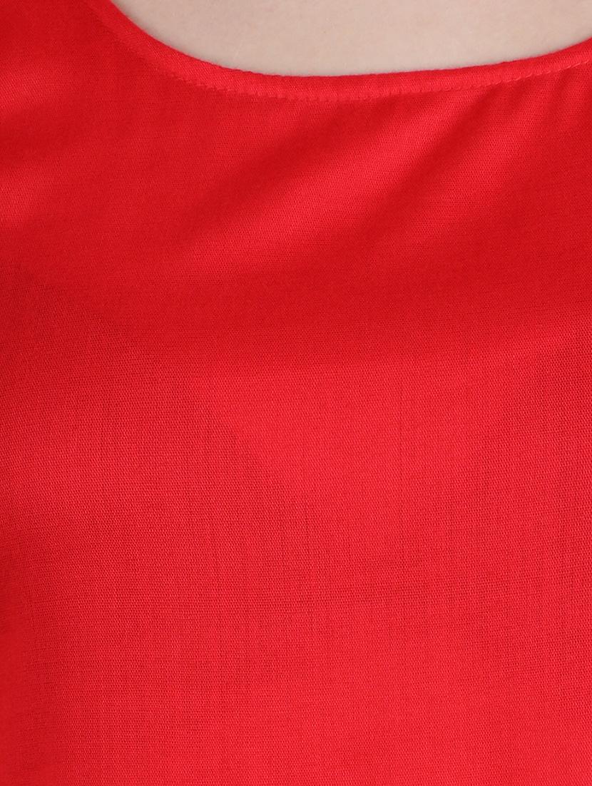red rayon dress - 13073522 - Zoom Image - 4