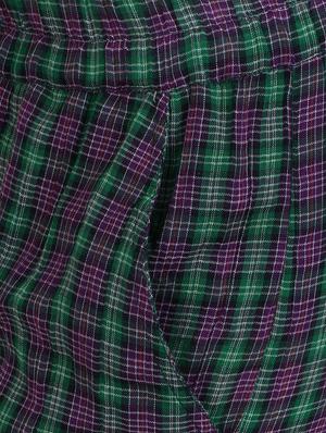multicolored cotton flat front trouser - 13073557 - Standard Image - 4