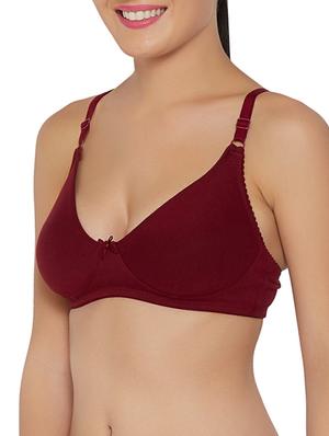 set of 2 bow patch solid bra - 13076101 - Standard Image - 3